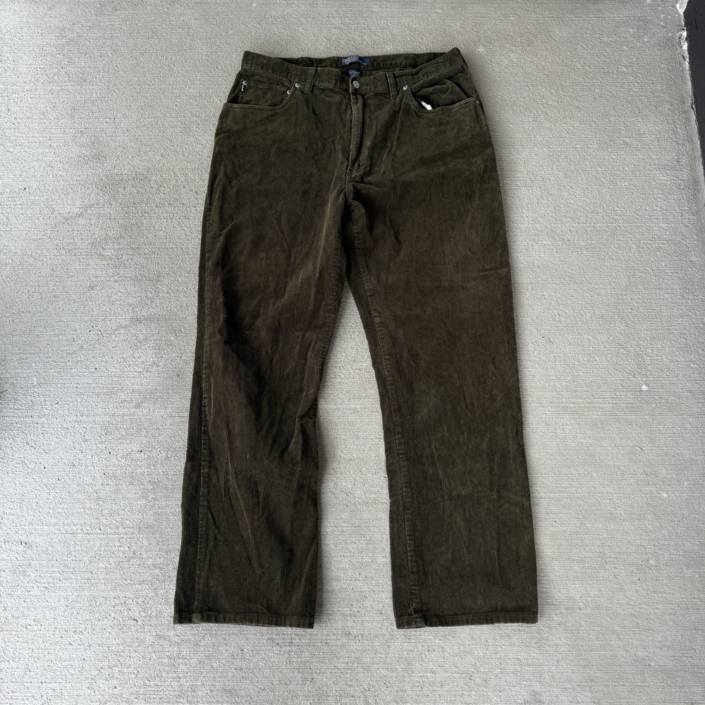 Polo Ralph Lauren Corduroy Pants Men's 36x33 Green Classic Fit Dungarees